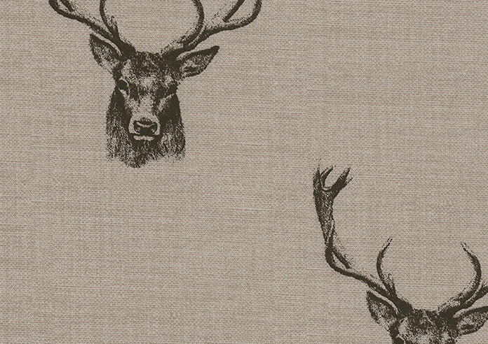 Stags, Charcoal - Roman Blind - Image 6